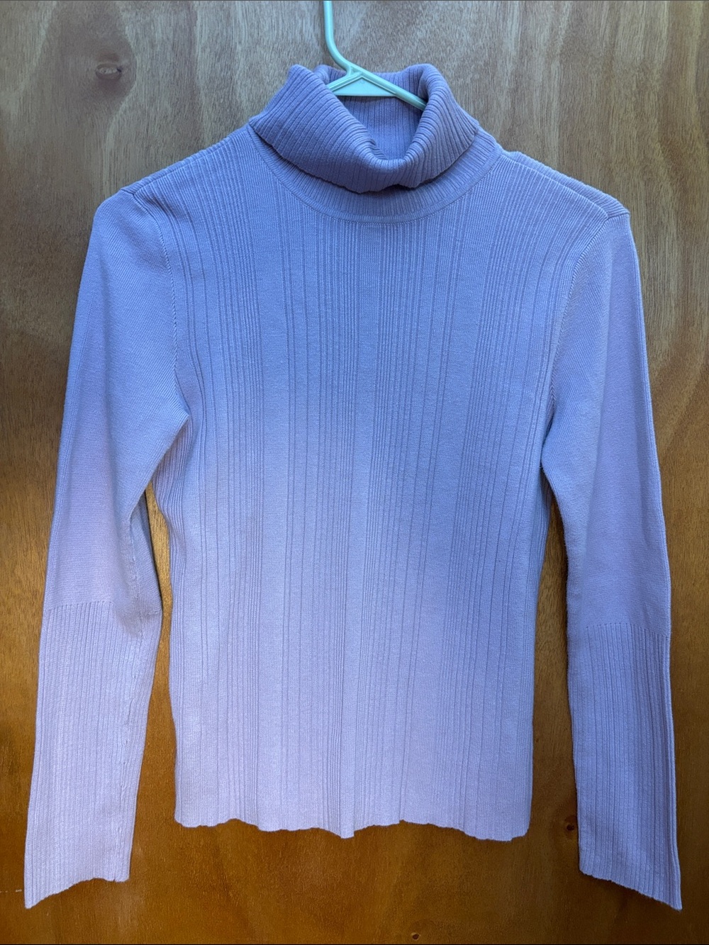 J. Jill Lavender Ribbed Turtleneck Sweater